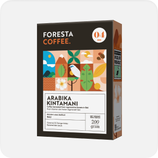 Foresta Arabica Kintamani Based, Box, Ground, 200gr