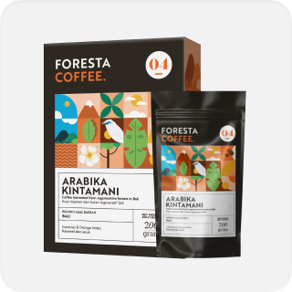 Foresta Arabica Kintamani Based, Pouch/Craft/Box, Ground/Whole Beans, 200gr