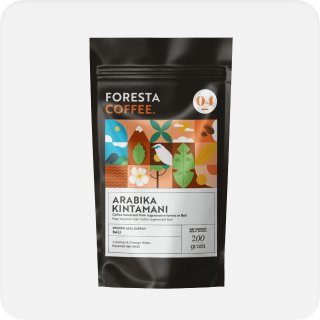 Foresta Arabica Kintamani Based, Pouch, Ground, 200gr