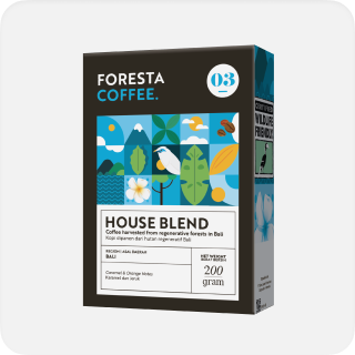 Foresta House Blend Based, Box, Ground, 200gr